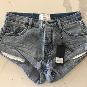 One Teaspoon Salty Dog Bandits Denim Shorts | Size 26